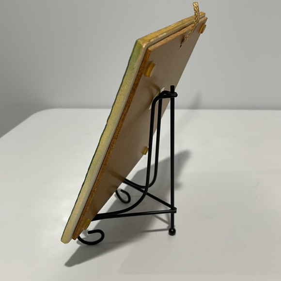 Handmade Trivet Kona Hawaii 8x8 floral design - Picture 6 of 10